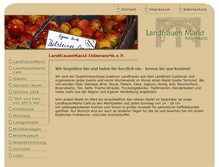 Tablet Screenshot of landfrauenmarkt.de